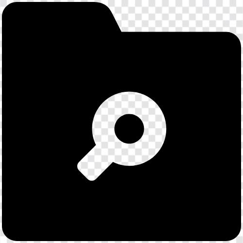 Suchordner, Suchdateien, Suchdatei, Dateisuche symbol