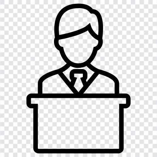 secretary, office receptionist, receptionist duties, receptionist job duties icon svg