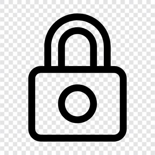 security, lock, key, keyhole icon svg