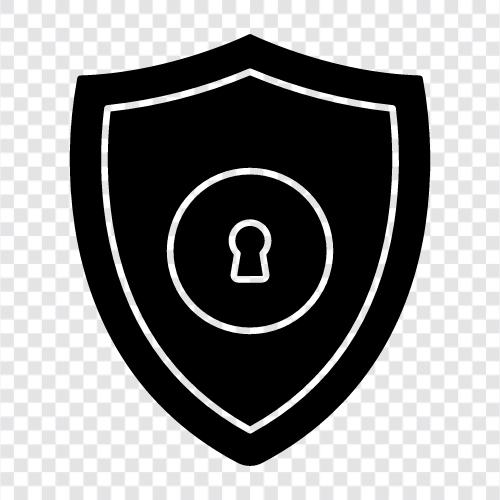 Sicherheit, Schild, Schutz, Privatsphäre symbol