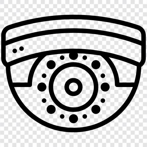 security camera, home security camera, indoor security camera, HD security camera Значок svg