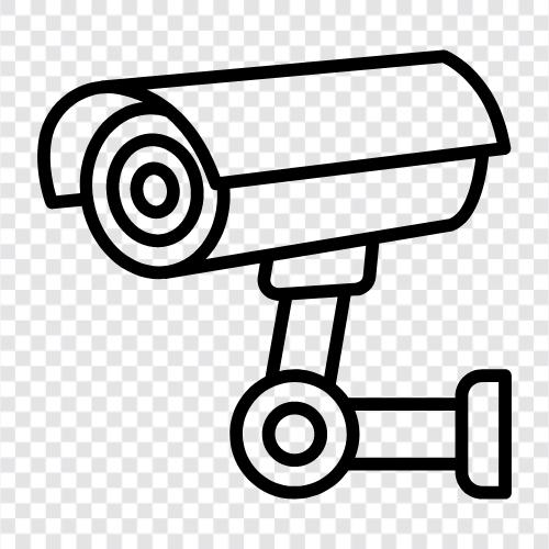 security camera, nanny cam, baby monitor, home security camera icon svg