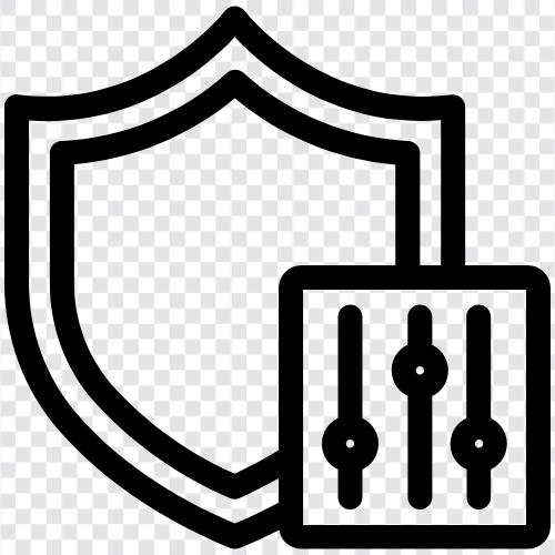 Sicherheit, Schutz, Viren, online symbol