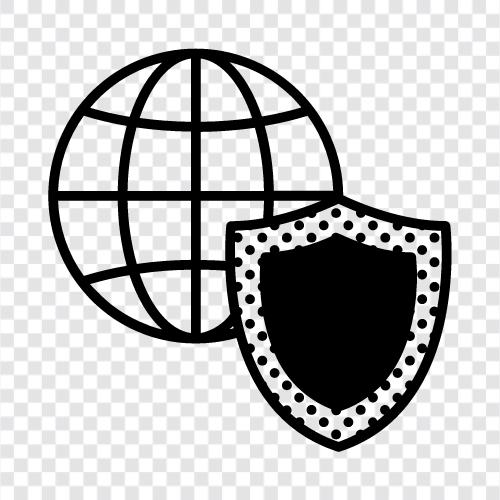 Безопасность, безопасность сетей, шифрование, VPN Значок svg
