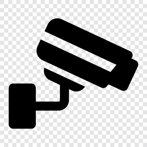 security, surveillance, monitor, recording icon svg