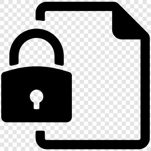 Sicherheit, Daten, Datenschutz, Passwort symbol