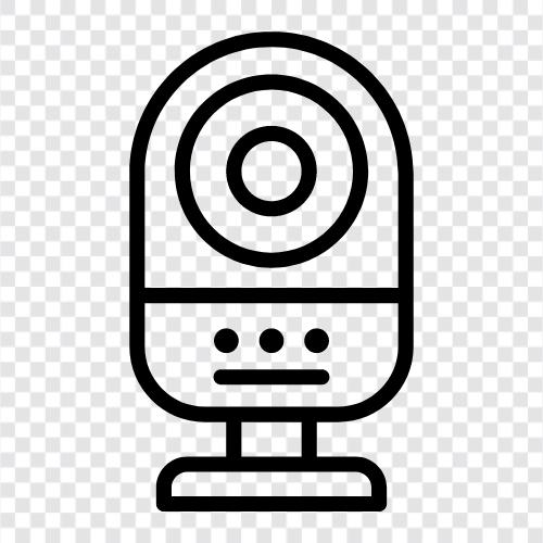 security, surveillance, video, image icon svg