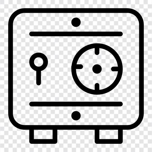 security, safes, locks, burglary icon svg