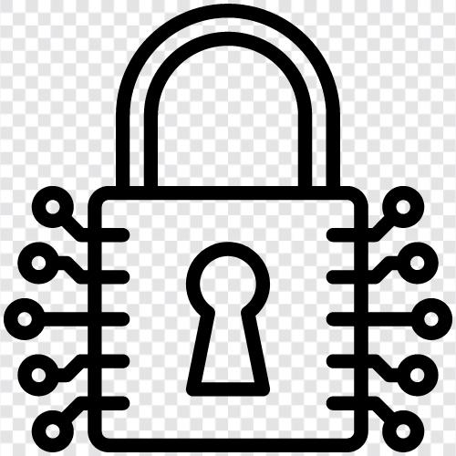 Sicherheit, Schloss, Schlüssel, Schlüsselanhänger symbol