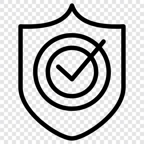 Sicherheit, Schutz, Wache, Schild symbol