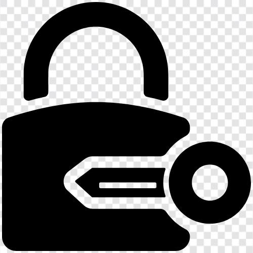 Sicherheitsschlüsselkette, Sicherheitsschlüssel Fob, Sicherheitsschlüssel Pad, Sicherheitsschlüssel symbol