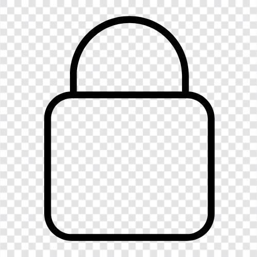 Sicherheitsschloss, Vorhängeschloss, Schlüsselschloss, Türschloss symbol