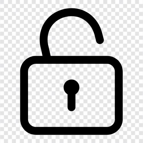 security lock unlocked, how to unlock a lock, lock unlocked Значок svg