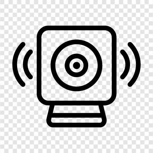 security, home security, monitoring, recording icon svg