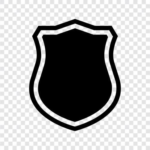 Sicherheit, Schutz, Verteidigung, Schild symbol