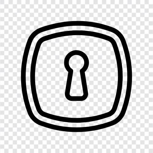 security, key, door, safe icon svg