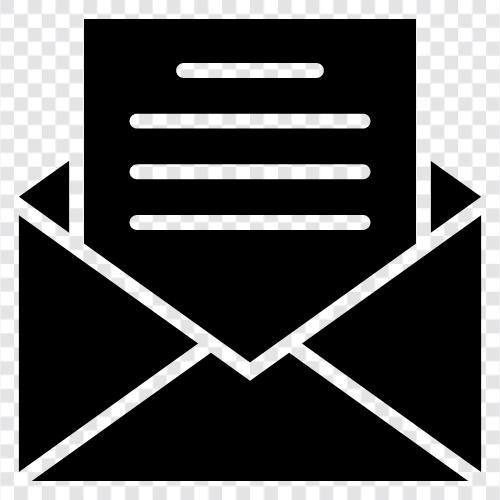 Senden, Brief, Post, Paket symbol