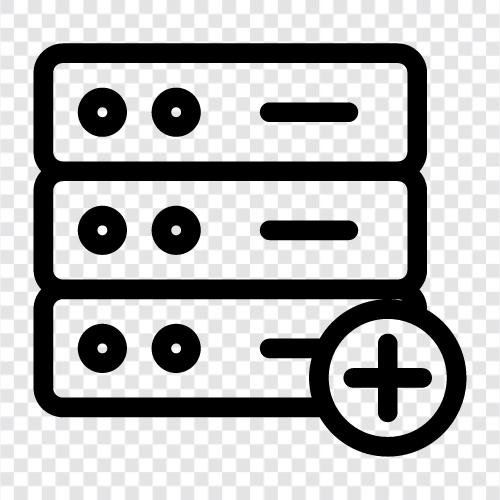 server, add, computer, server add icon svg