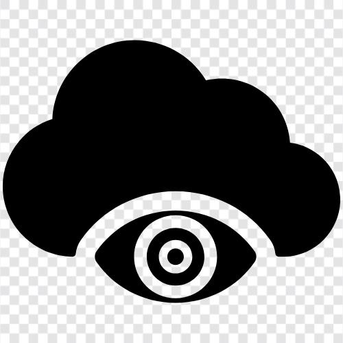 Serveransicht, Cloud Computing, Servervirtualisierung, CloudHosting symbol