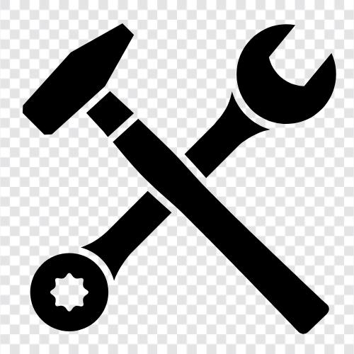 Service, Reparatur, Servicetechniker, Techniker symbol