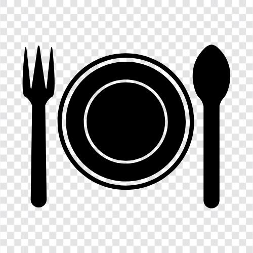 setting, tableware, china, dishes icon svg