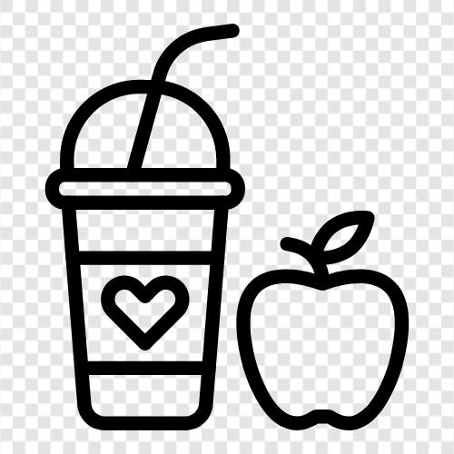shake, frappe, smoothie, ice cream icon svg