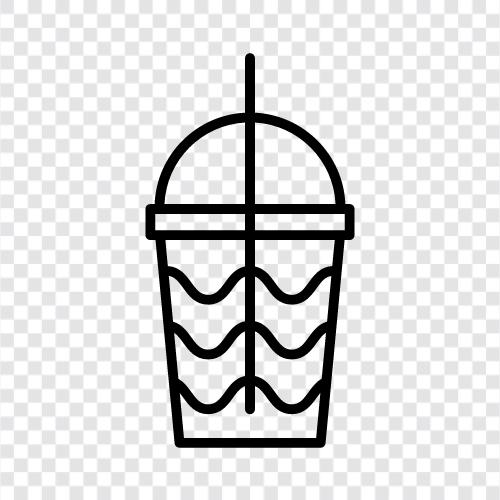 shake, milkshake bar, frappe, milkshake stand icon svg