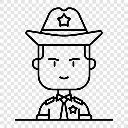 Sherifs, Sherif icon svg