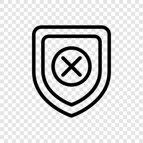 shield removal, shield stopping, shield blocking, shield breaking icon svg