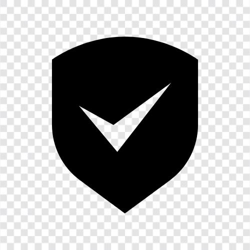Shield Security, Shield Checkup, Shield Protection, Shield Check symbol