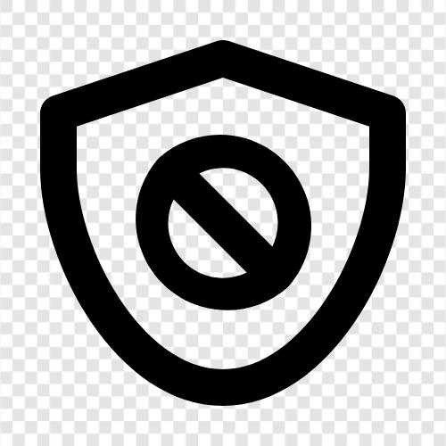 Schild ungeschützt, Schild unbewaffnet symbol
