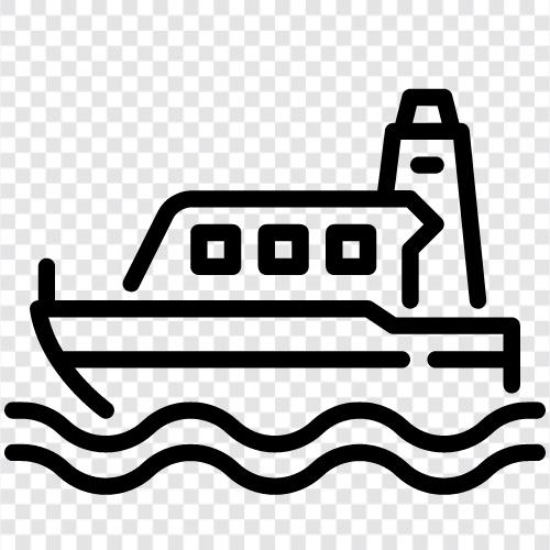 строительство судов, мореплавание, судоходство, морское судно Значок svg