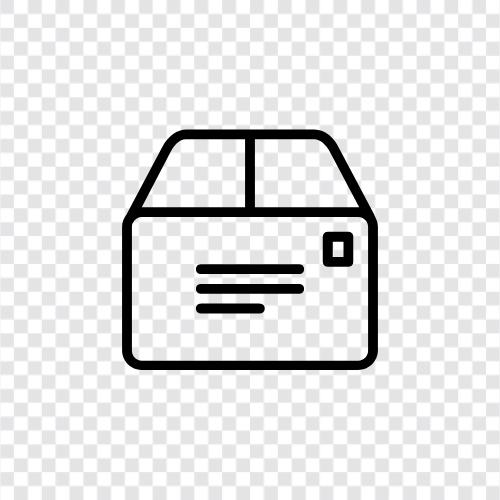 shipment, package, mail, send Значок svg