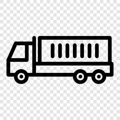 shipping container, shipping container truck, container truck icon svg