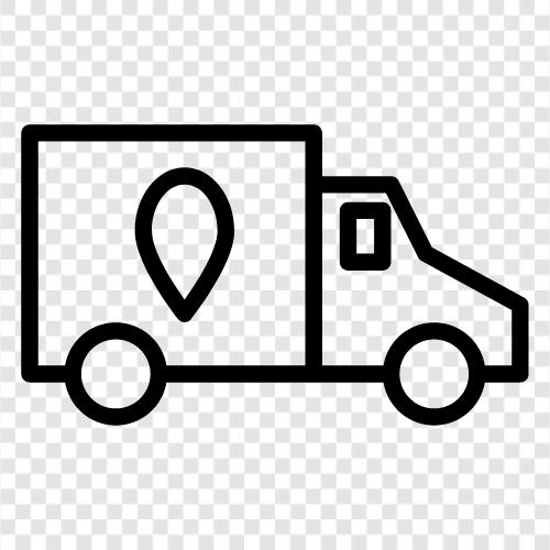 shipping, transport, courier, mail icon svg