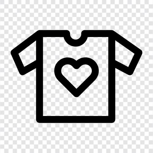 shirt, cotton, print, graphic icon svg