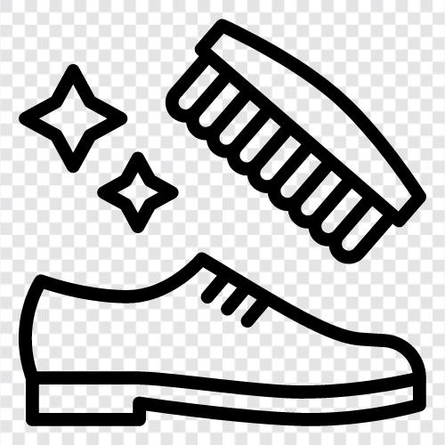 Schuhpolitur, Schuhglänzen symbol