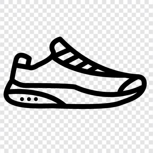ayakkabı, kadınlar için spor ayakkabısı, erkekler için spor ayakkabısı, çocuklar için spor ayakkabısı ikon svg