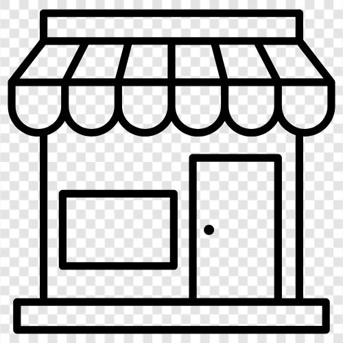 Магазины, магазины онлайн Значок svg