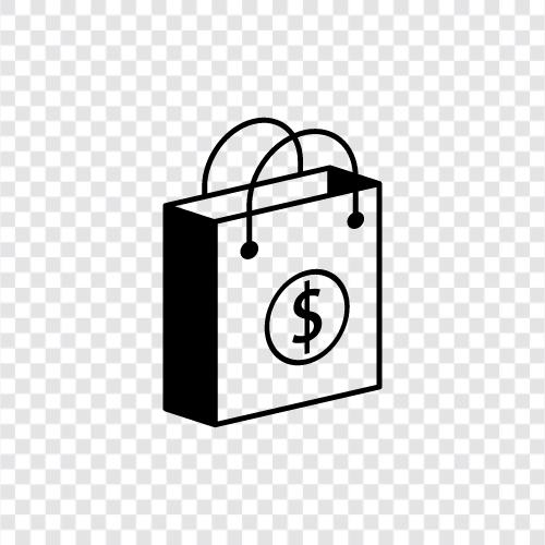 Shopping Bag Template, Shopping Bag Silhouette, Shopping Bag Photo, Shopping icon svg