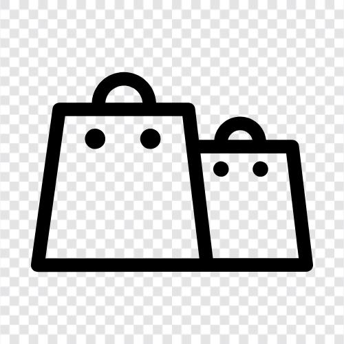 Shopping Bags, Shopping Totes, Shopping Packs, Shopping Bag icon svg