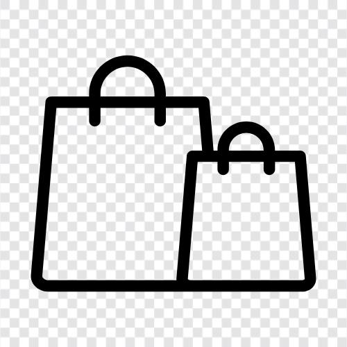 Shopping Bags, Shopping Totes, Shopping Purses, Shopping Backpack icon svg