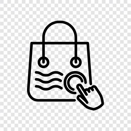 Shopping Bags, Shopping Cart, Shopping Bag Holder, Shopping Bag Rack icon svg