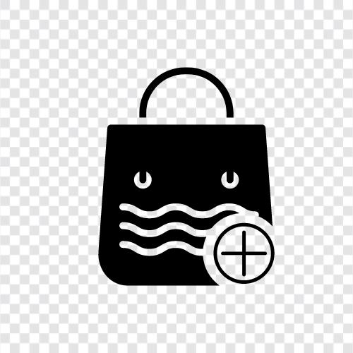 Einkaufstaschen, Einkaufstasche, Einkaufstasche für Frauen symbol