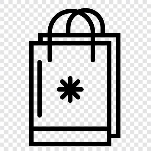 Shopping Bags, Shopping Totes, Shopping Backpack, Shopping Cart icon svg