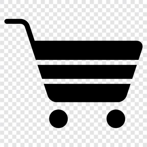 Einkaufswagen Software, Einkaufswagen, Einkaufswagen Webseiten, OnlineShopping symbol