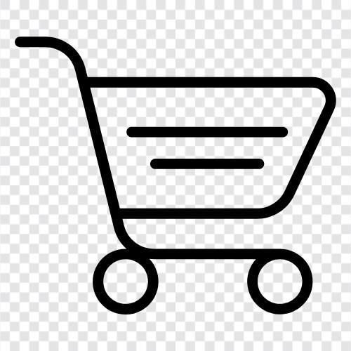 Alışveriş Sepeti Yazılımı, Alışveriş Arabaları, eTicaret, Alışveriş Sepeti ikon svg