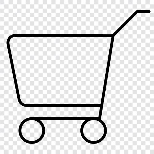 Einkaufswagen Software, OnlineWarenkorb, ECommerceWarenkorb, Warenkorb symbol