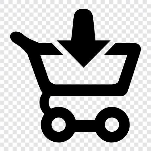 Alışveriş Arabaları, Alışveriş Sepeti, Alışveriş Sepeti Yazılımı, Alışveriş Sepeti Sistemleri ikon svg