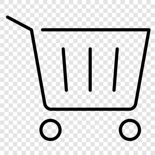 Einkaufswagen, Einkaufswagensoftware, eCommerce, OnlineShopping symbol